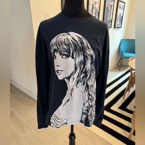 TAYLOR SWIFT The Eras Tour Official Merch Long Sleeve T Shirt Size Medium